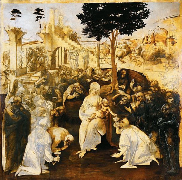Leonardo, Adoration of the Magi, 1481