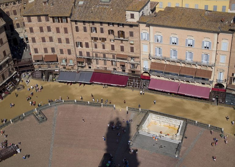 View on Piazza del Campo, Siena, Italy